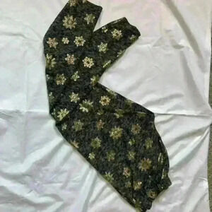 Apt.9 Womens Snowflake leggings szM